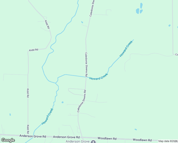 map of restaurants, bars, coffee shops, grocery stores, and more near 2176 Caledonia Steens Road in Caledonia