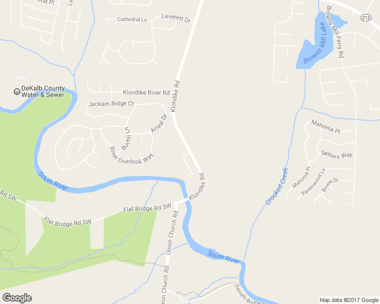 map of restaurants, bars, coffee shops, grocery stores, and more near 4999 Klondike Road in Lithonia