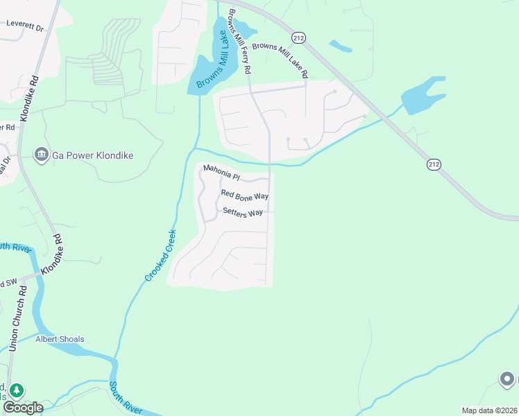 map of restaurants, bars, coffee shops, grocery stores, and more near 7050 Setters Way in Stonecrest