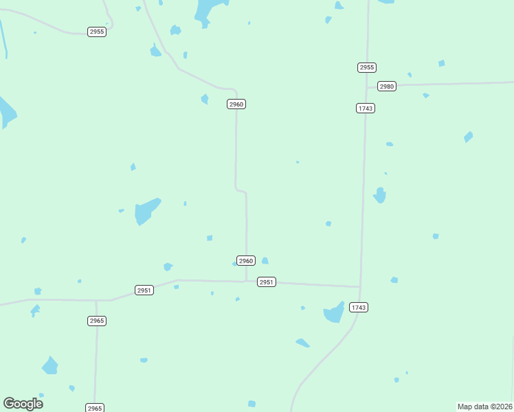 map of restaurants, bars, coffee shops, grocery stores, and more near 3 County Road 2960 in Dodd City