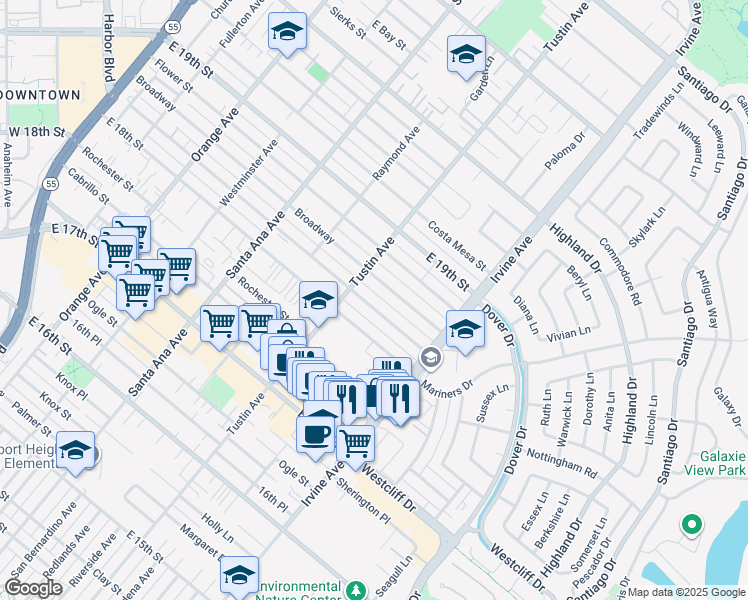 Walk Score Detail Map
