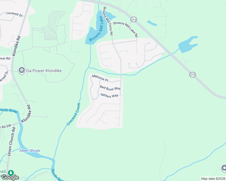 map of restaurants, bars, coffee shops, grocery stores, and more near 6963 Red Bone Way in Stonecrest