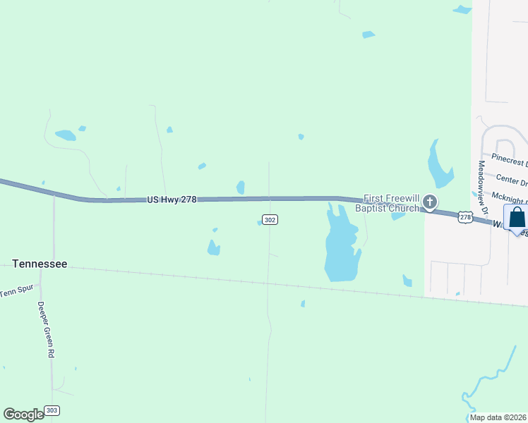 map of restaurants, bars, coffee shops, grocery stores, and more near 1469 U.S. 278 in Monticello