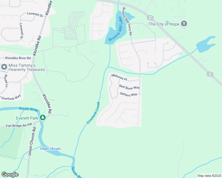 map of restaurants, bars, coffee shops, grocery stores, and more near 6919 Mahonia Place in Lithonia