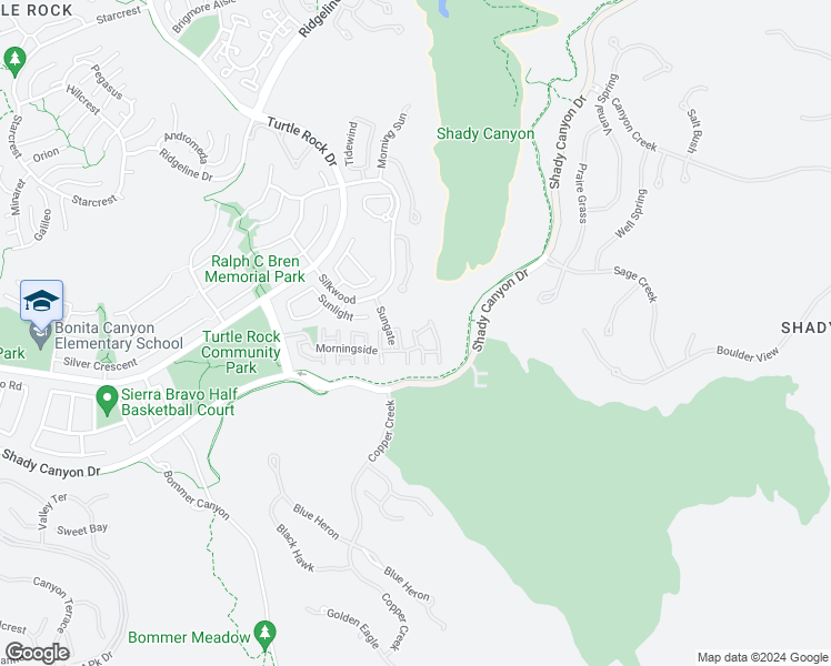 map of restaurants, bars, coffee shops, grocery stores, and more near in Irvine