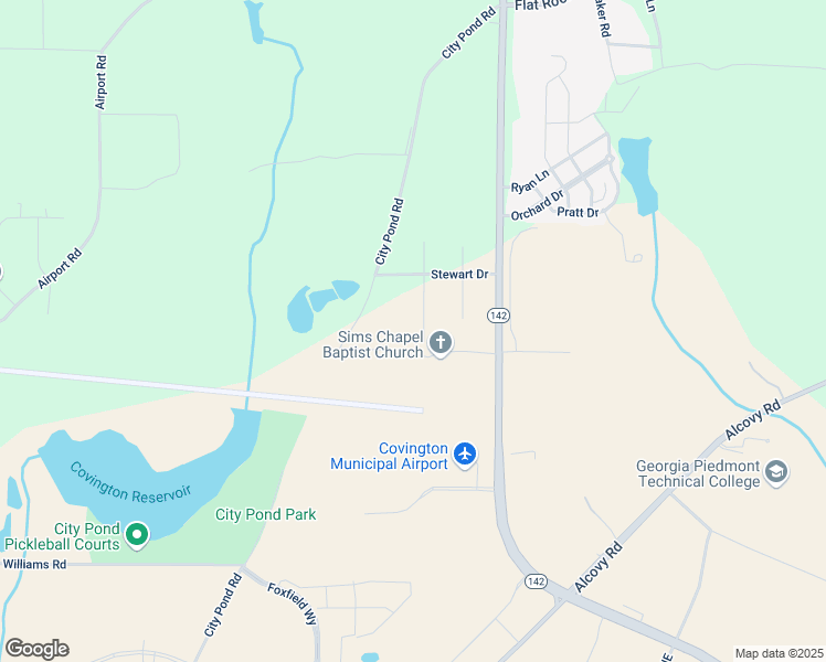 map of restaurants, bars, coffee shops, grocery stores, and more near 110 Otelia Lane in Covington