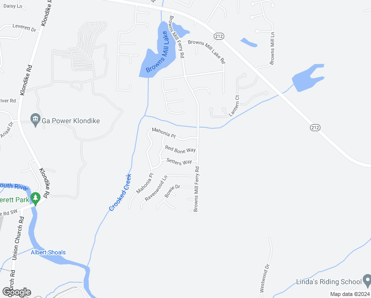 map of restaurants, bars, coffee shops, grocery stores, and more near 6968 Red Bone Way in Lithonia