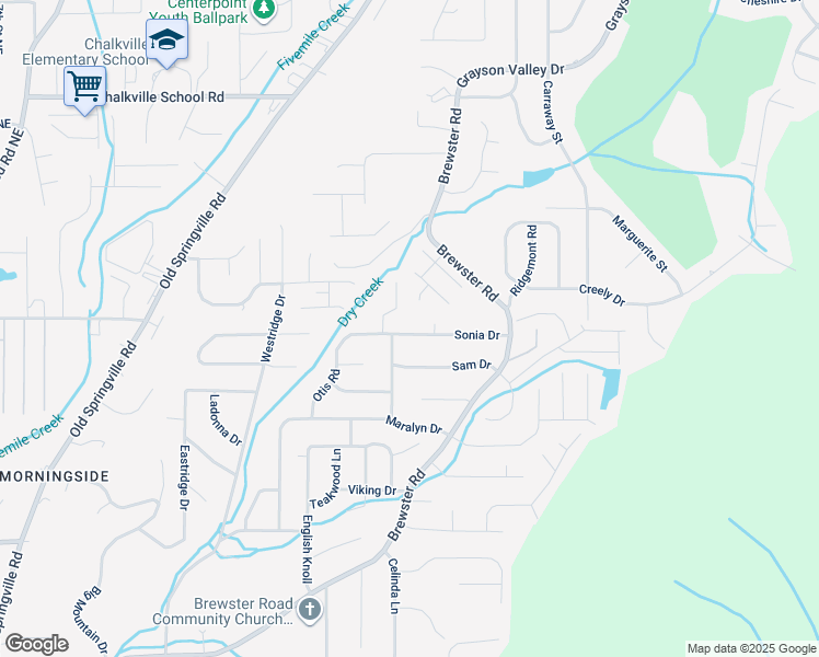map of restaurants, bars, coffee shops, grocery stores, and more near 1700 Sonia Drive in Birmingham