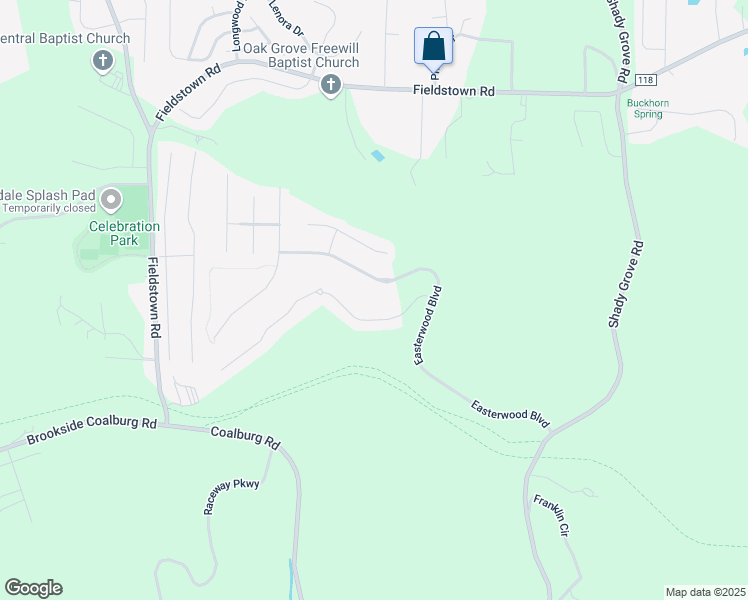 map of restaurants, bars, coffee shops, grocery stores, and more near 1219 Mountain Lane in Gardendale