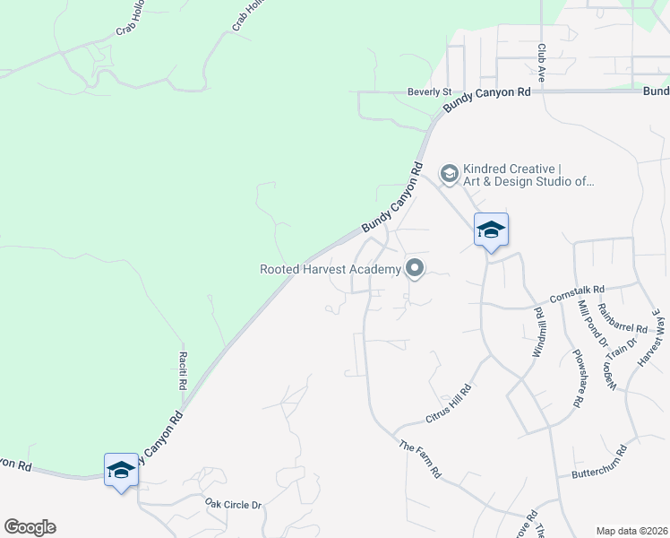map of restaurants, bars, coffee shops, grocery stores, and more near 24040 Wheatfield Circle in Wildomar