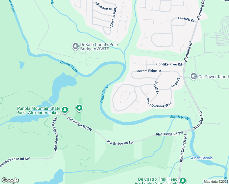 map of restaurants, bars, coffee shops, grocery stores, and more near 6640 Gina Agha Circle in Stonecrest