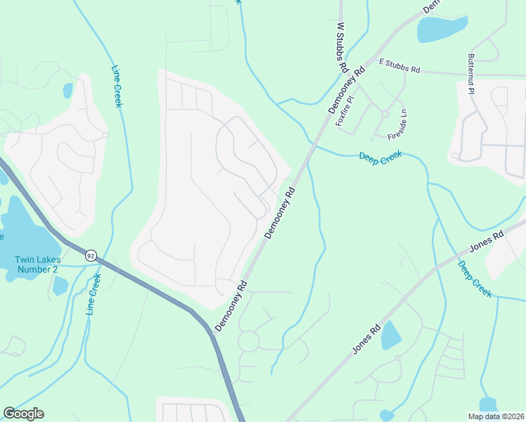 map of restaurants, bars, coffee shops, grocery stores, and more near Benny Drive in Fairburn