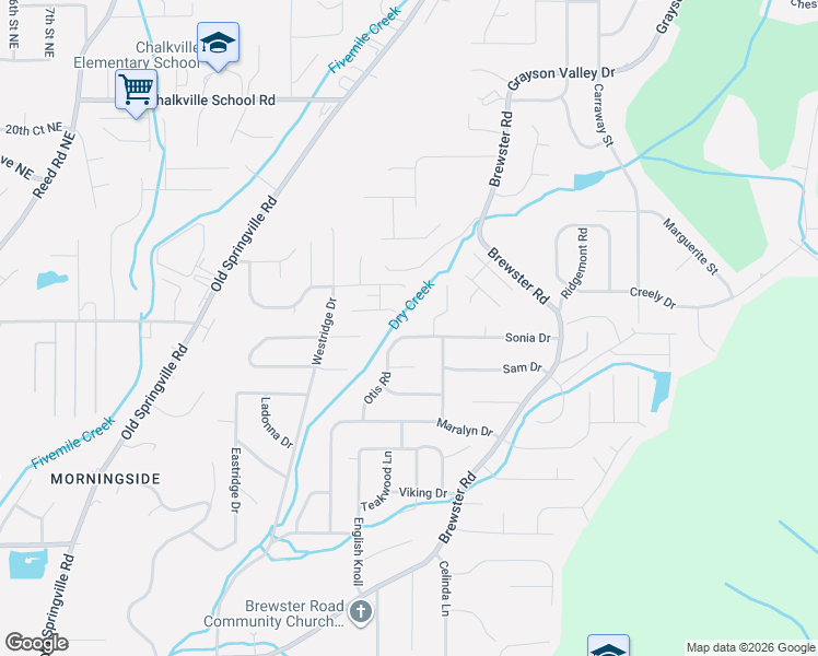 map of restaurants, bars, coffee shops, grocery stores, and more near 1628 Sonia Drive in Birmingham
