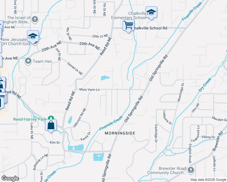 map of restaurants, bars, coffee shops, grocery stores, and more near 1855 Stonehenge Drive in Birmingham