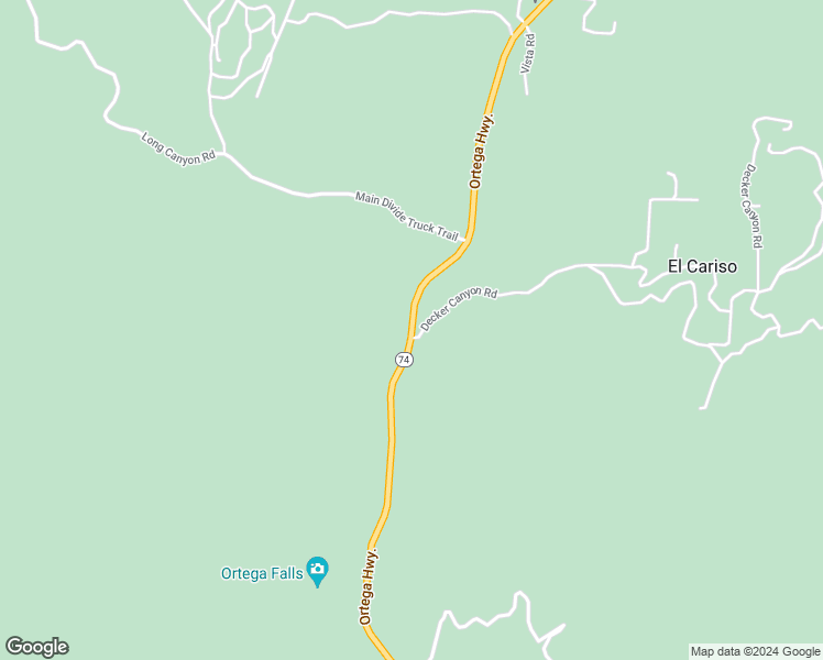 map of restaurants, bars, coffee shops, grocery stores, and more near 33285 Ortega Highway in Lake Elsinore