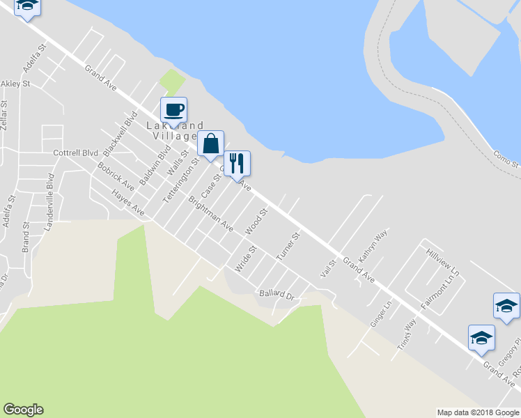 map of restaurants, bars, coffee shops, grocery stores, and more near 33025 Wood Street in Lake Elsinore