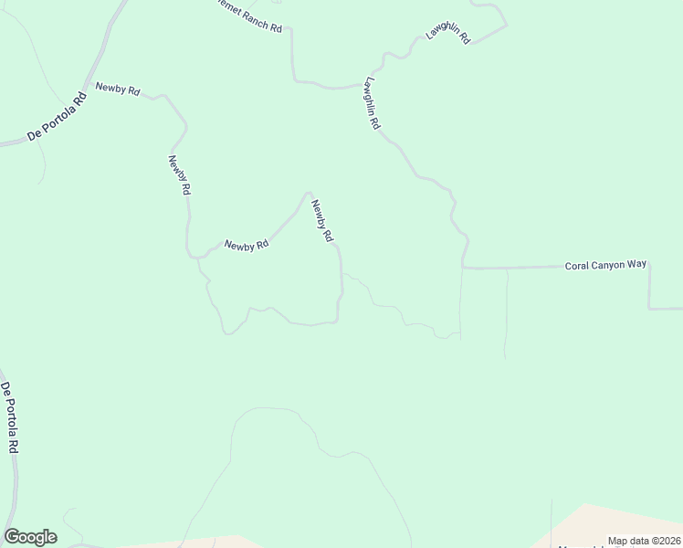 map of restaurants, bars, coffee shops, grocery stores, and more near 33019 Newby Road in Hemet