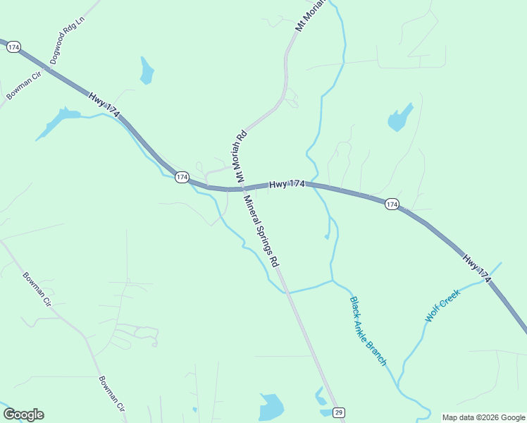 map of restaurants, bars, coffee shops, grocery stores, and more near 3380 Mineral Springs Road in Pell City