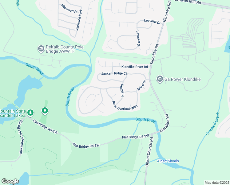 map of restaurants, bars, coffee shops, grocery stores, and more near 6256 Serena Court in Lithonia