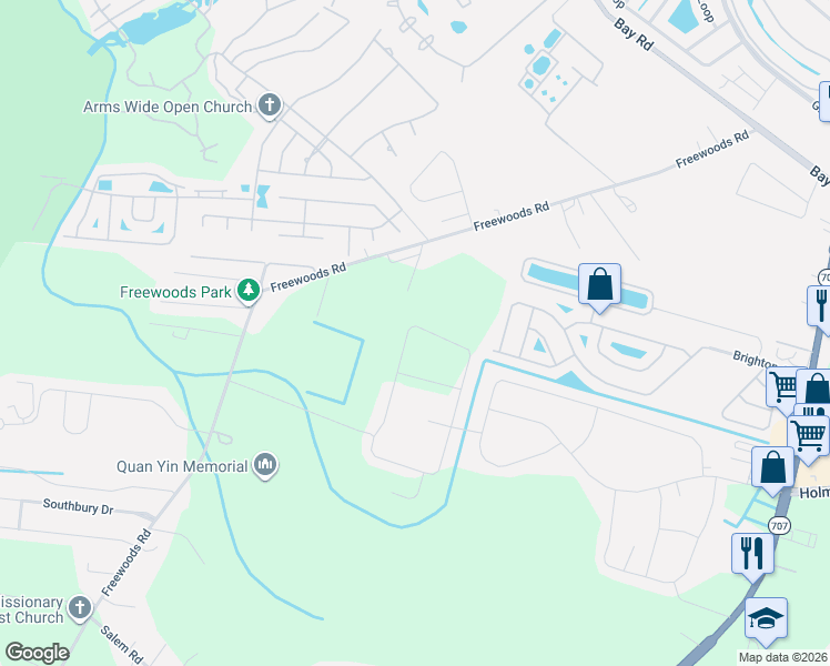 map of restaurants, bars, coffee shops, grocery stores, and more near 381 Skyland Pines Drive in Myrtle Beach