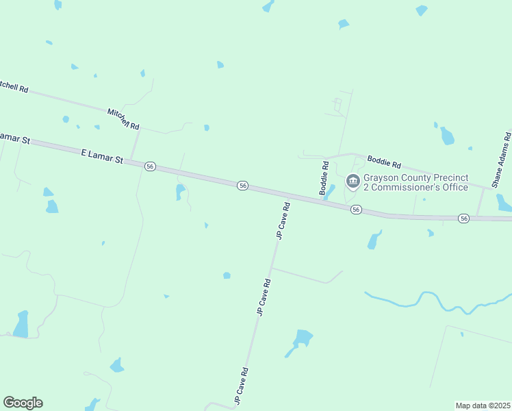 map of restaurants, bars, coffee shops, grocery stores, and more near 9942 Texas 56 in Sherman