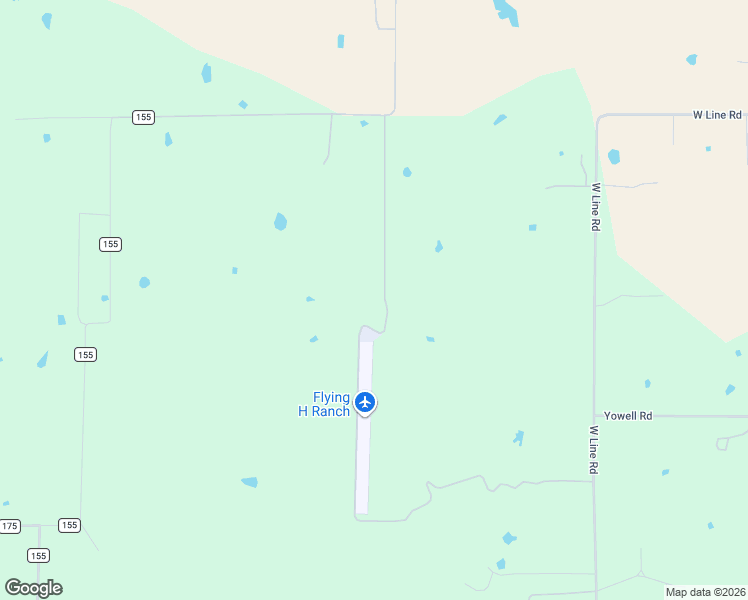 map of restaurants, bars, coffee shops, grocery stores, and more near 1442 Club Lake in Whitesboro