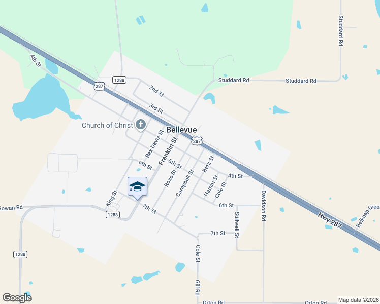 map of restaurants, bars, coffee shops, grocery stores, and more near 500 Campbell Street in Bellevue
