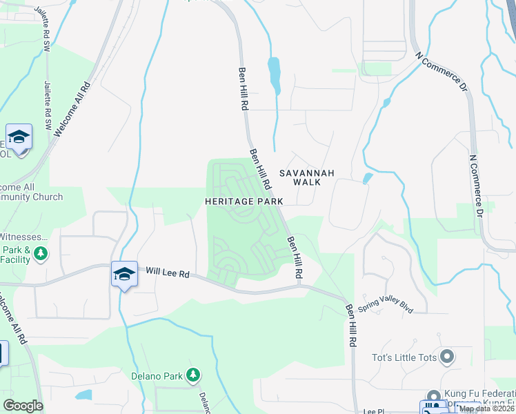 map of restaurants, bars, coffee shops, grocery stores, and more near 4666 Parkway Circle in Atlanta