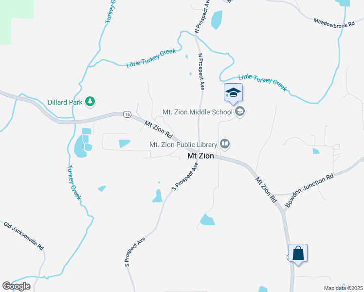 map of restaurants, bars, coffee shops, grocery stores, and more near 0 Martin Street in Carrollton