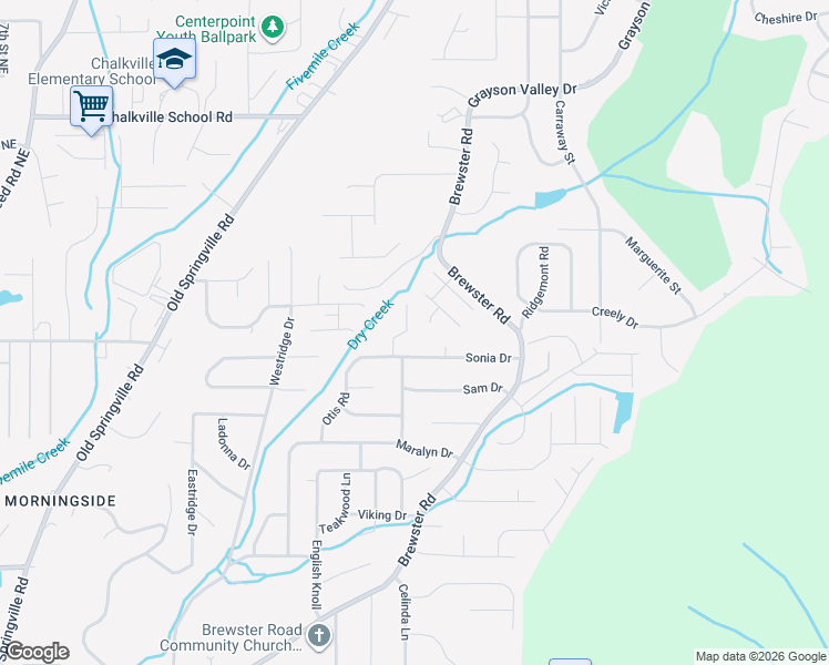 map of restaurants, bars, coffee shops, grocery stores, and more near 1644 Sonia Drive in Birmingham