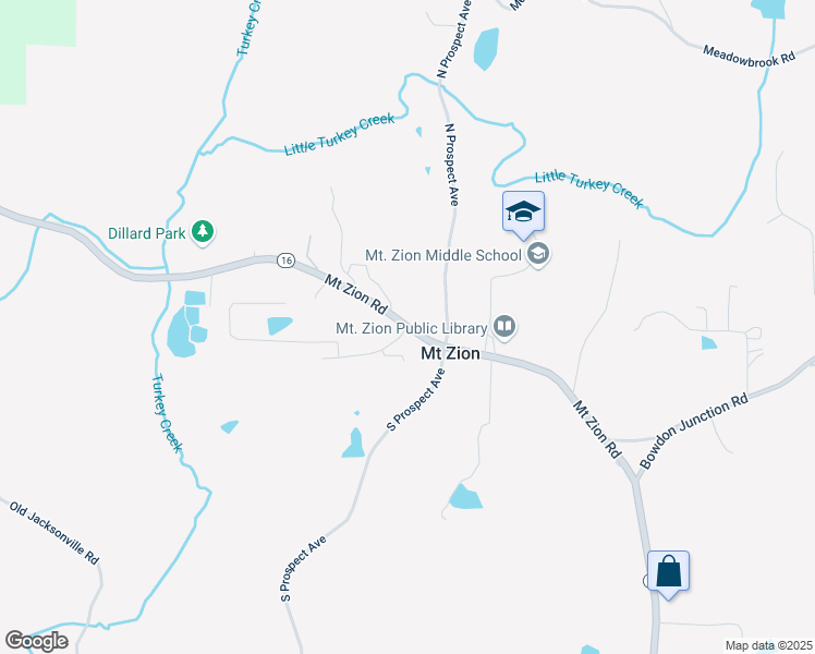 map of restaurants, bars, coffee shops, grocery stores, and more near 0 Martin Street in Carrollton