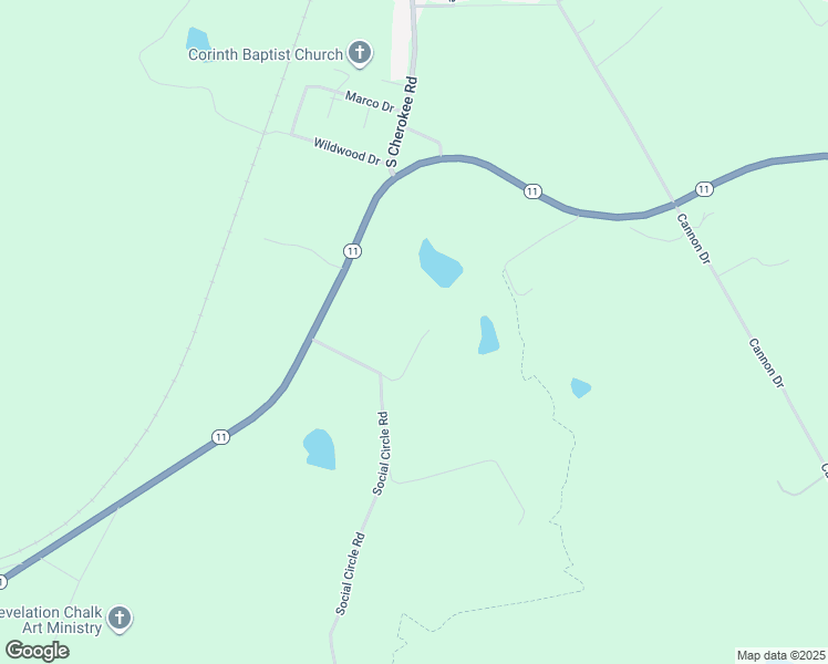 map of restaurants, bars, coffee shops, grocery stores, and more near 45 Scott Terrace in Social Circle