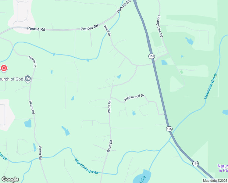 map of restaurants, bars, coffee shops, grocery stores, and more near 440 Ward Road in Ellenwood