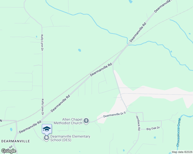 map of restaurants, bars, coffee shops, grocery stores, and more near 61 Setter Drive in Anniston