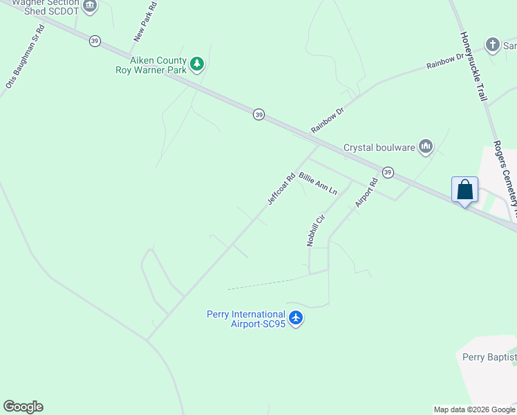 map of restaurants, bars, coffee shops, grocery stores, and more near 243 Jeffcoat Road in Wagener