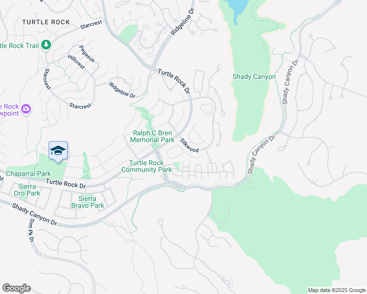 map of restaurants, bars, coffee shops, grocery stores, and more near 25 Sunlight in Irvine