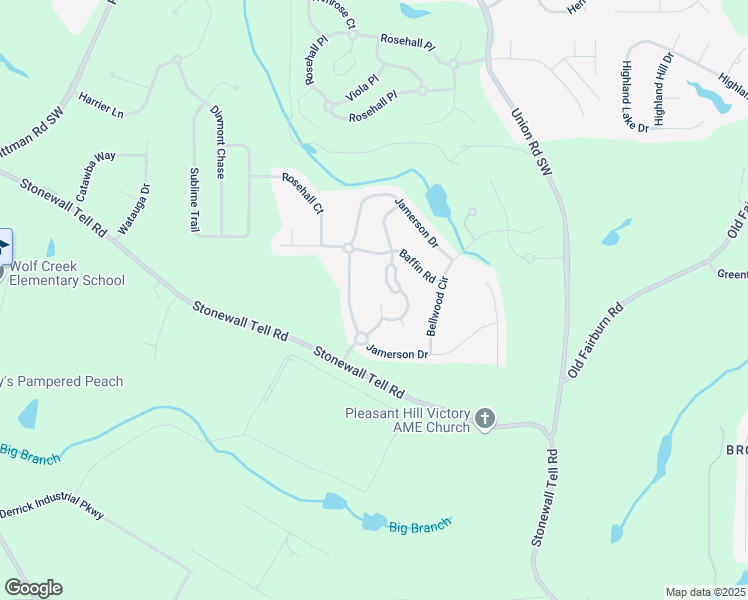 map of restaurants, bars, coffee shops, grocery stores, and more near 4461 Hazeltine Drive in Atlanta