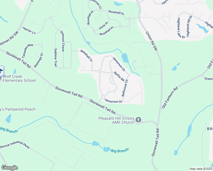 map of restaurants, bars, coffee shops, grocery stores, and more near 4461 Hazeltine Drive in Atlanta