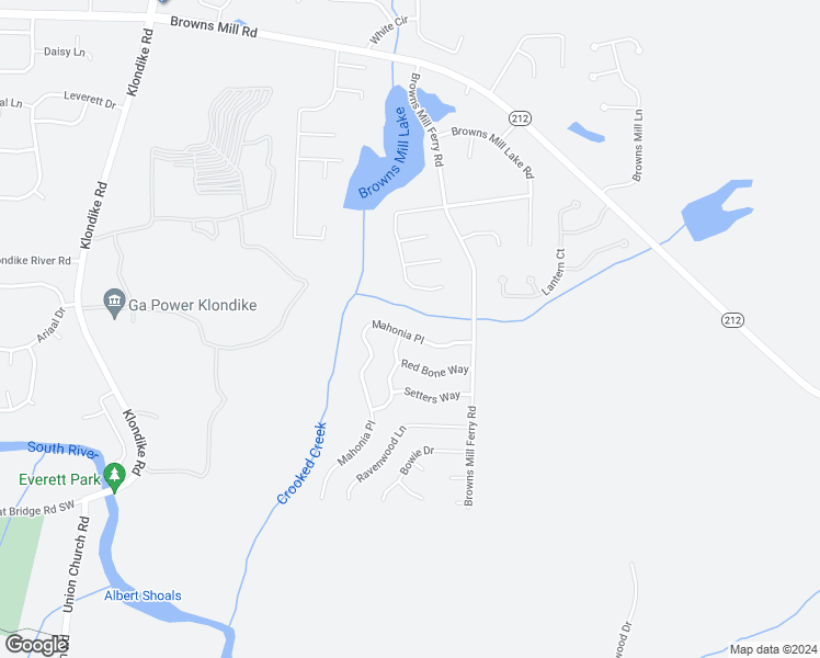 map of restaurants, bars, coffee shops, grocery stores, and more near 7032 Mahonia Place in Lithonia