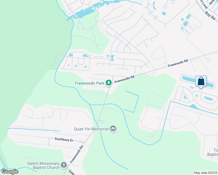 map of restaurants, bars, coffee shops, grocery stores, and more near 10254 Freewoods Road in Myrtle Beach