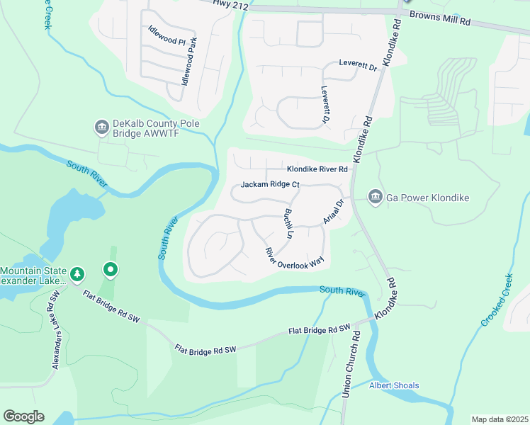 map of restaurants, bars, coffee shops, grocery stores, and more near 6776 Gina Agha Circle in Stonecrest