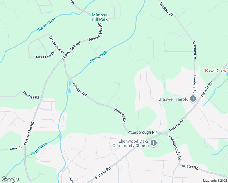 map of restaurants, bars, coffee shops, grocery stores, and more near 4785 Chickadee Lane in Ellenwood