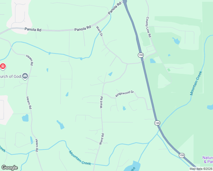 map of restaurants, bars, coffee shops, grocery stores, and more near 527 Ward Road in Ellenwood