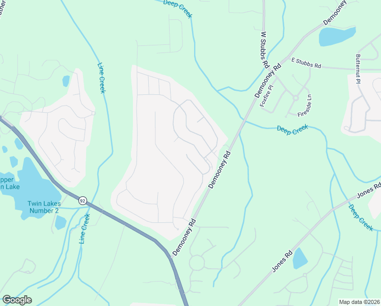 map of restaurants, bars, coffee shops, grocery stores, and more near Benny Drive in Fairburn