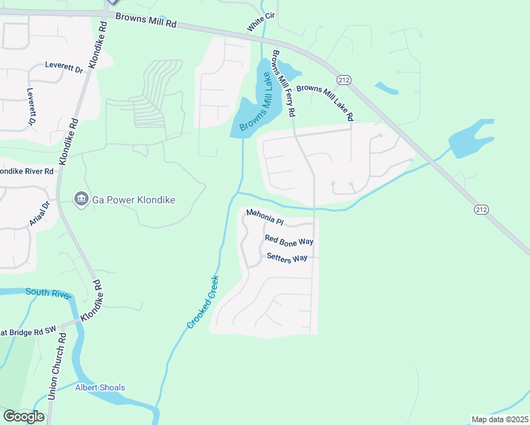 map of restaurants, bars, coffee shops, grocery stores, and more near 7018 Mahonia Place in Stonecrest