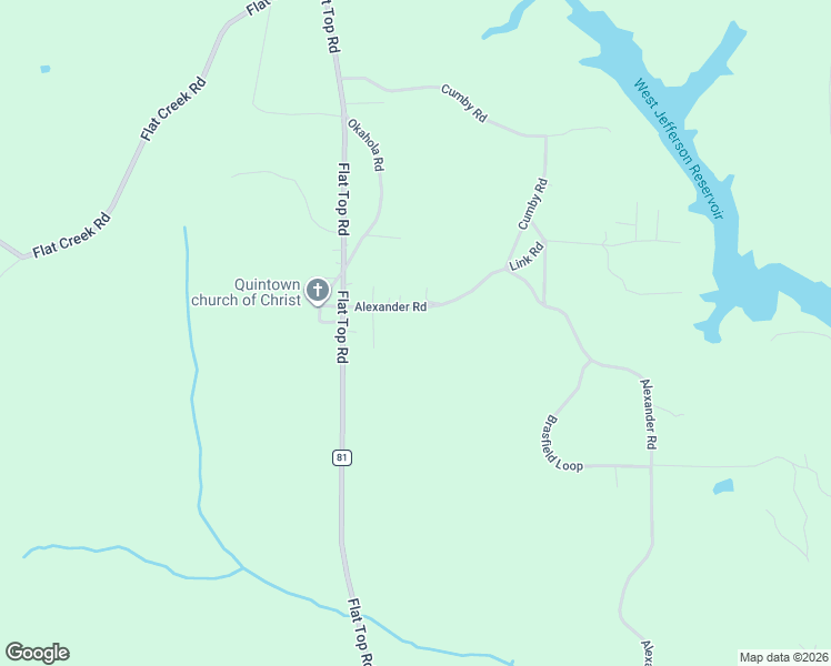 map of restaurants, bars, coffee shops, grocery stores, and more near 4402 Alexander Road in Quinton