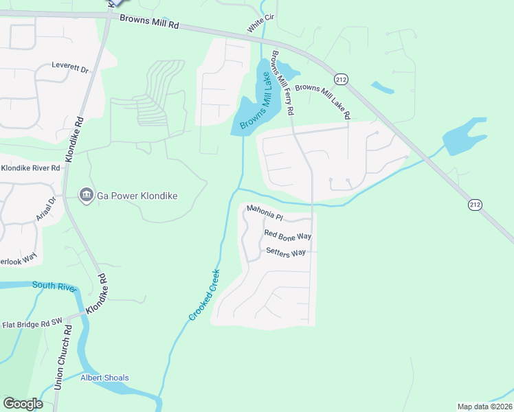 map of restaurants, bars, coffee shops, grocery stores, and more near 7018 Mahonia Place in Stonecrest