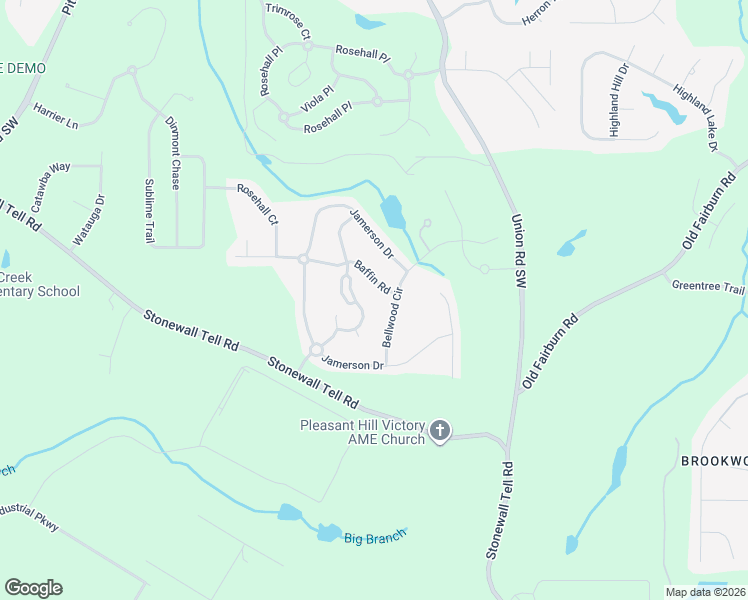 map of restaurants, bars, coffee shops, grocery stores, and more near 4358 Rainer Drive in Atlanta