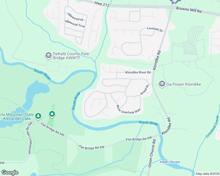 map of restaurants, bars, coffee shops, grocery stores, and more near 4512 Jackam Ridge Court in Stonecrest