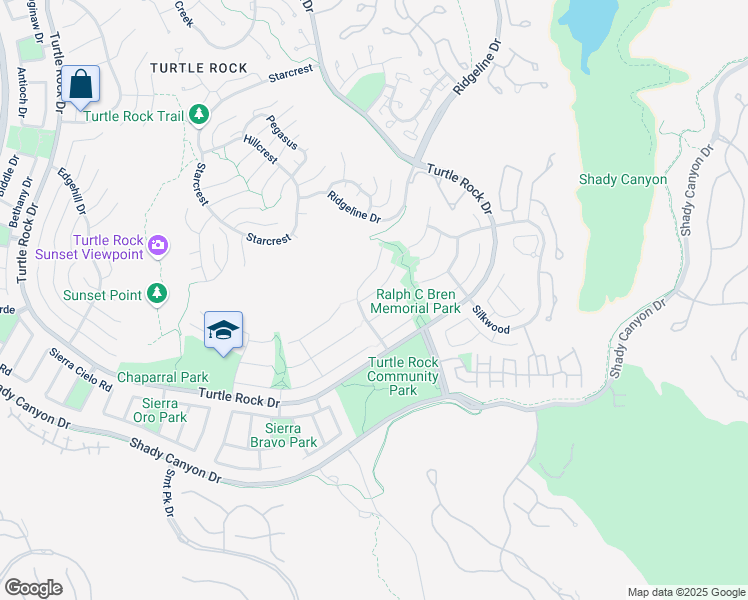 map of restaurants, bars, coffee shops, grocery stores, and more near 8 Windflower in Irvine